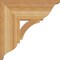 Ekena Millwork Thorton Traditional Rough Sawn Bracket, Western Red Cedar, 6"W x 18"D x 18"H BKT06X18X18THR01RWR - alternate 2